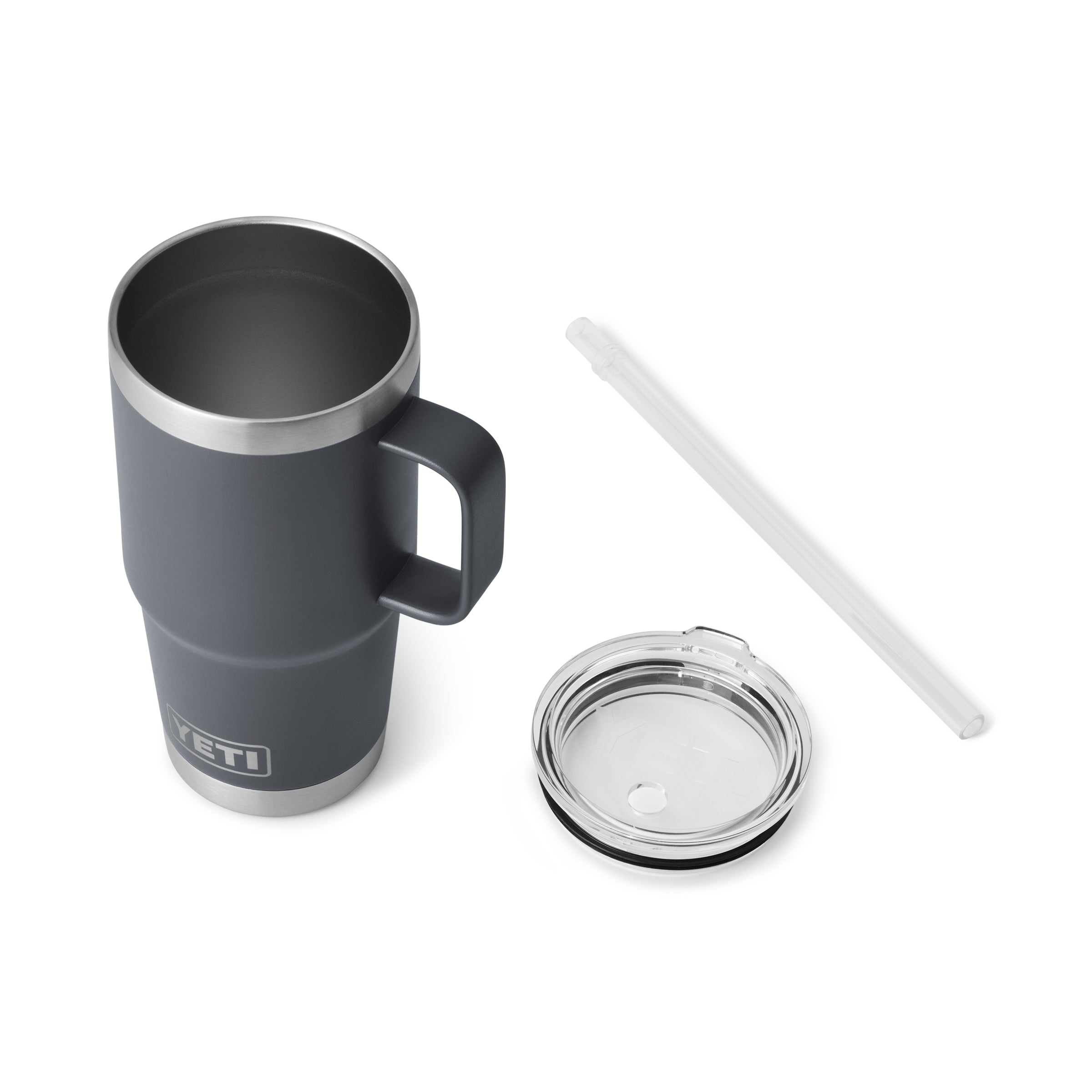 Rambler 25 oz Straw Mug Charcoal